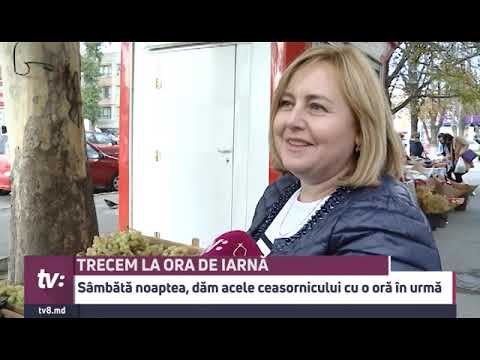 Trecerea la ora de iarna tv8 italia