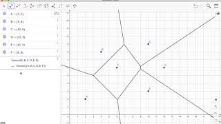 Voronoi Diagrams in GeoGebra screenshot 3