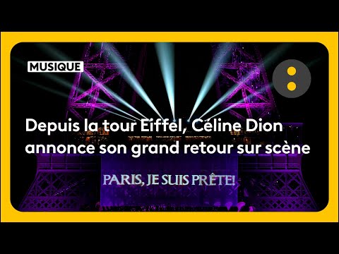 "Sur le terrain" : Céline Dion annonce son grand retour sur scène