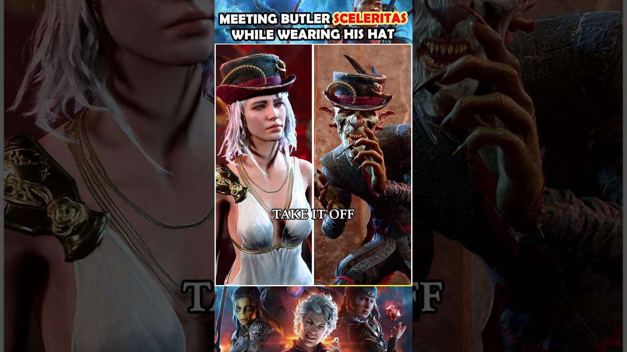 What if you wear Sceleritas hat when you meet him? | Baldur's Gate 3