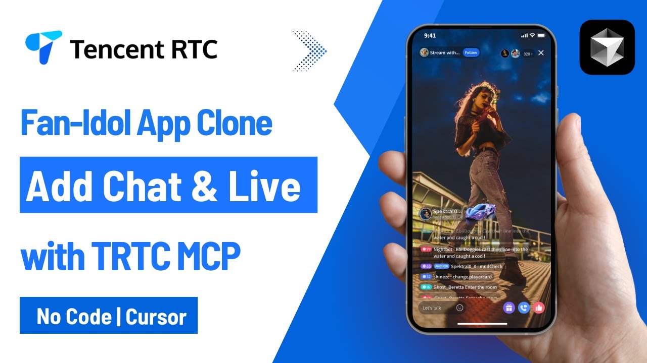 Build a Live Streaming App Like Twitch/Instagram in 5 Mins (React + AI)