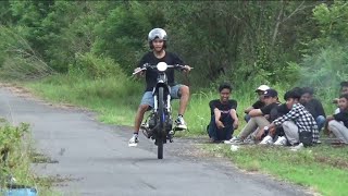 SLEEP ENGINE HONDA C70 JAHAT SUARA MIRIP DRAG THAILAND