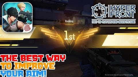 The Best Way To Improve Your Aim In HYPER FRONT! (Tagalog)