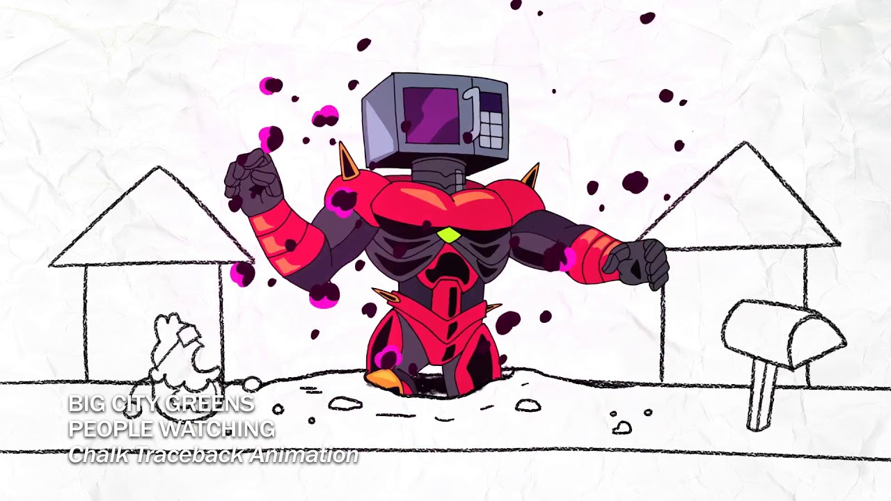 Big City Greens Chalk Animation Reel YouTube