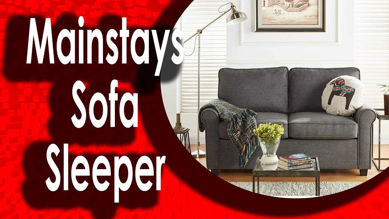 Mainstays Sofa Sleeper With Memory Foam