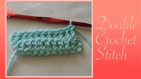 Double Crochet Front Loop Tutorial - left handed