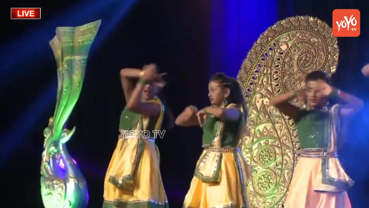 NRI Kids Dance Performance by Fidaa Movie Song at NATA Mega Convention 2018 | YOYO TV News