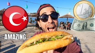 $1 STREET FOOD TURKEY 🇹🇷 (ÜNYE) / MANGER POUR 1€ DANS UNE VILLE DE OUFFF EN TURQUIE !!