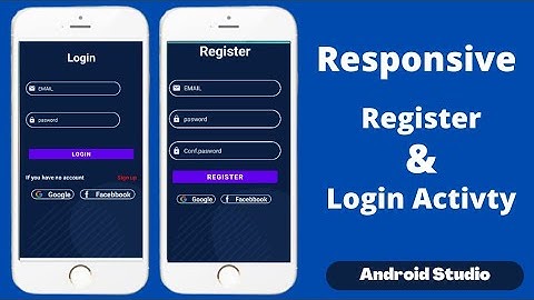 login and register android studio | android studio tutorial | android studio #androidstudio
