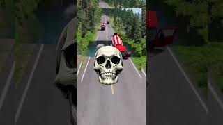 #beamng #crash #simulation #gaming #shortvideo #doubleflatbedtrailertruckvsspeedbumps #car #viral
