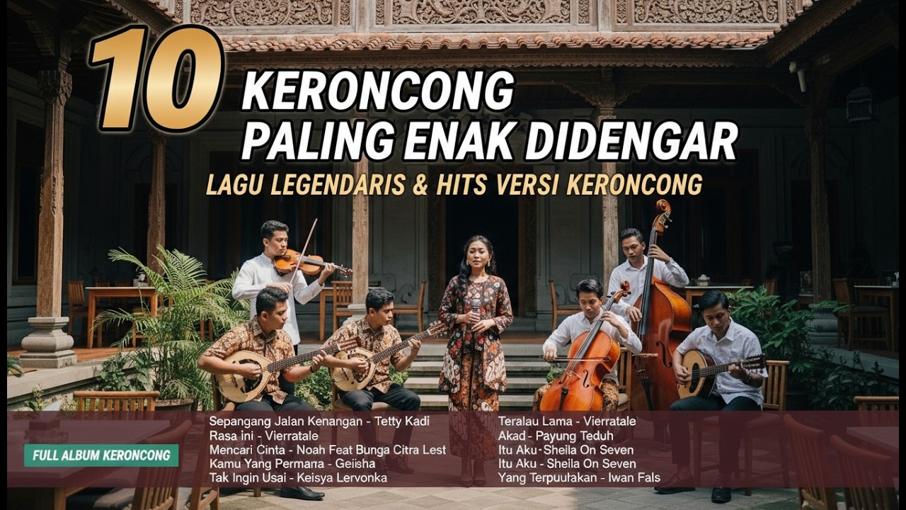 10 Keroncong Indonesia Nostalgia Penuh Kenangan – Bossanova Modern