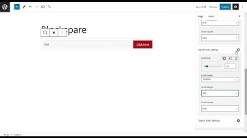 How to insert and design Search Block in Gutenberg Editor?