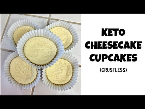 KETO CHEESECAKE CUPCAKES (CRUSTLESS) RECIPE