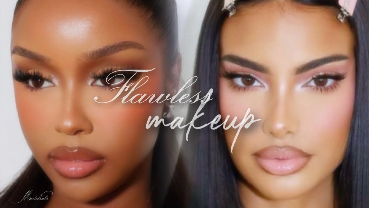 flawless makeup 🎀 - YouTube