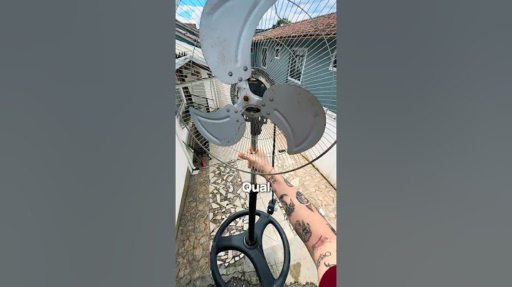 Qual a altura necessária para quebrar o ventilador?