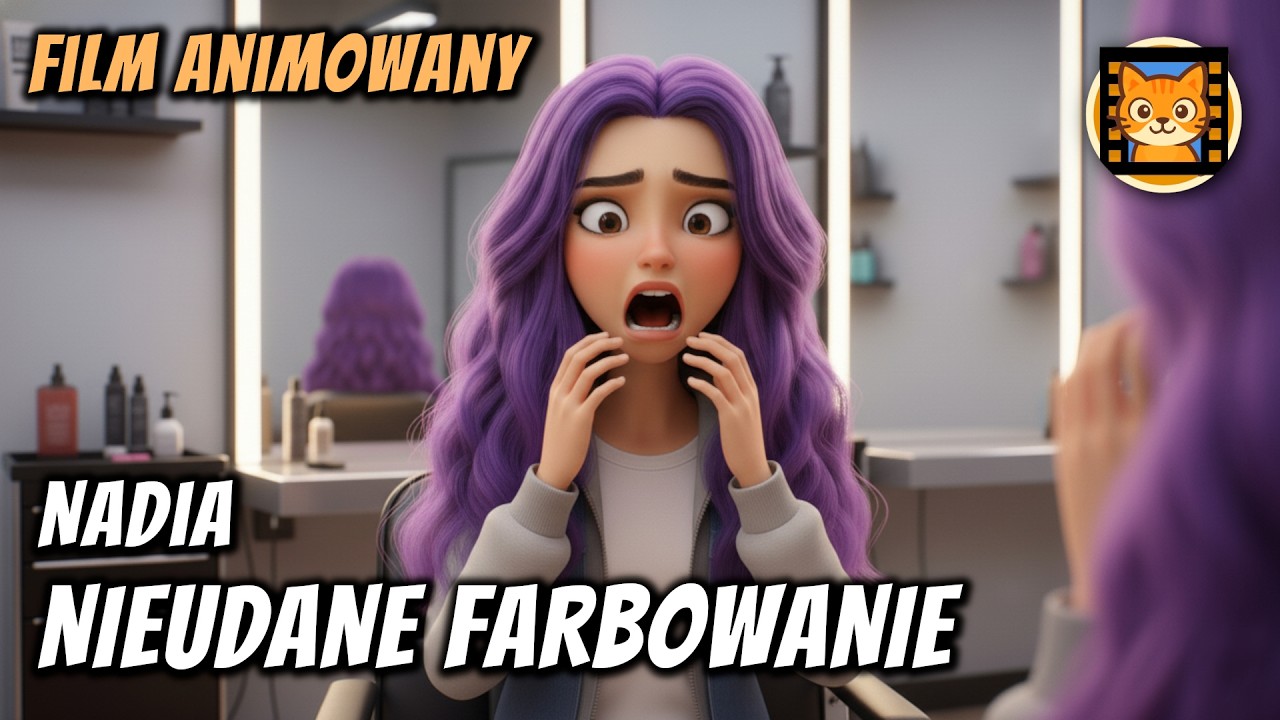 💇‍♀️💜Nadia i Nieudane Farbowanie - Bajka do słuchania na dobranoc - Audiobook na dobranoc🎧