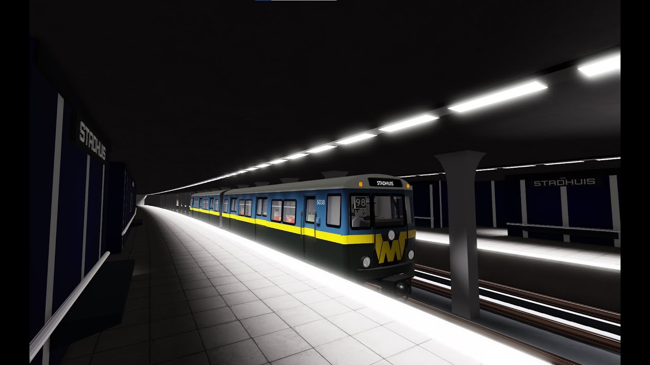 Rotterdam Metro Simulator cabview Centraal Station-Zuidplein