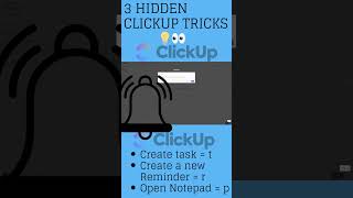 3 HIDDEN CLICKUP SECRET SHORTCUTS