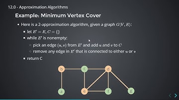 12.0 - Approximation Algorithms