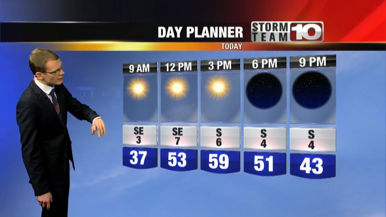 Sunny and pleasant to wrap up the weekend - YouTube
