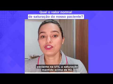 Vídeo: O que é saturação normal de oxigênio infantil?