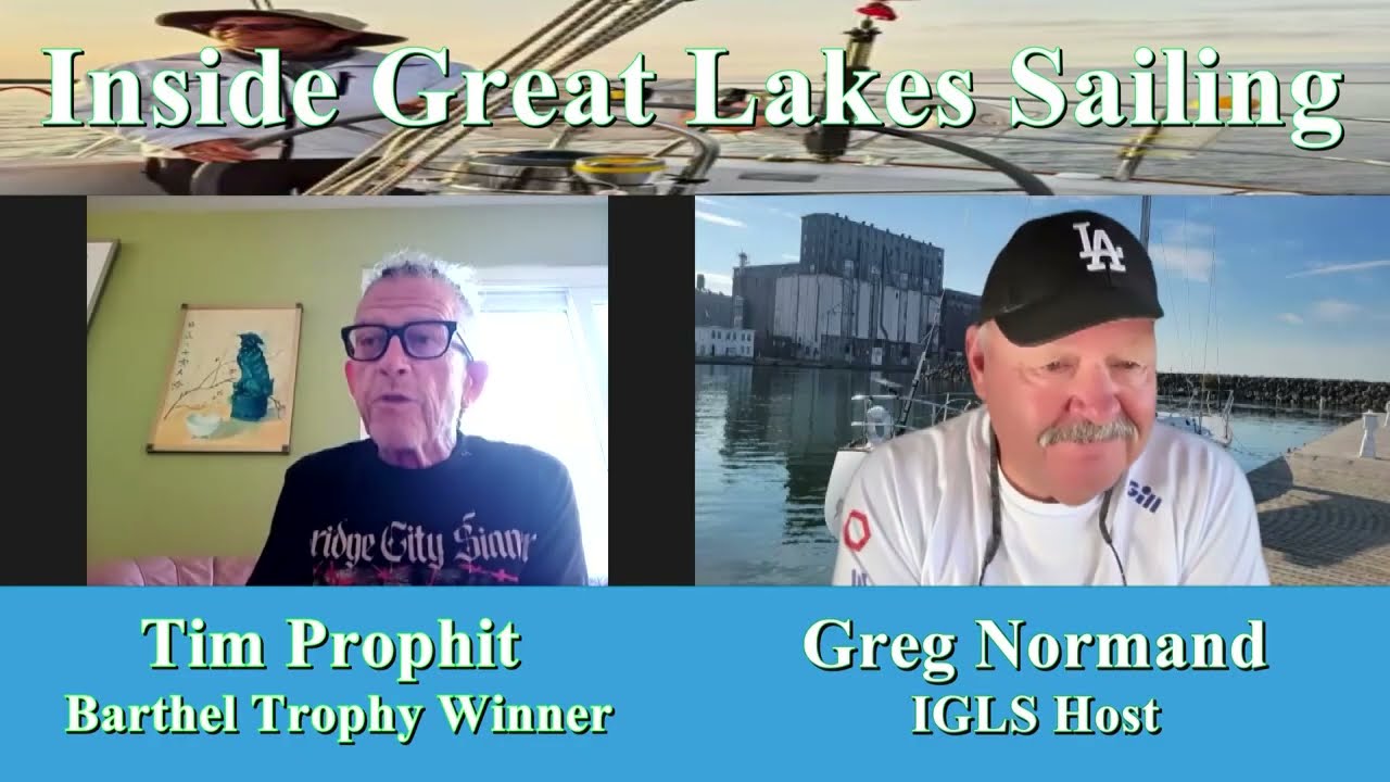 ⁣Season Six Show No. 145 Inside Great Lakes Sailing - Barthel Trophy Winner Tim Prophit, Eva Paschke