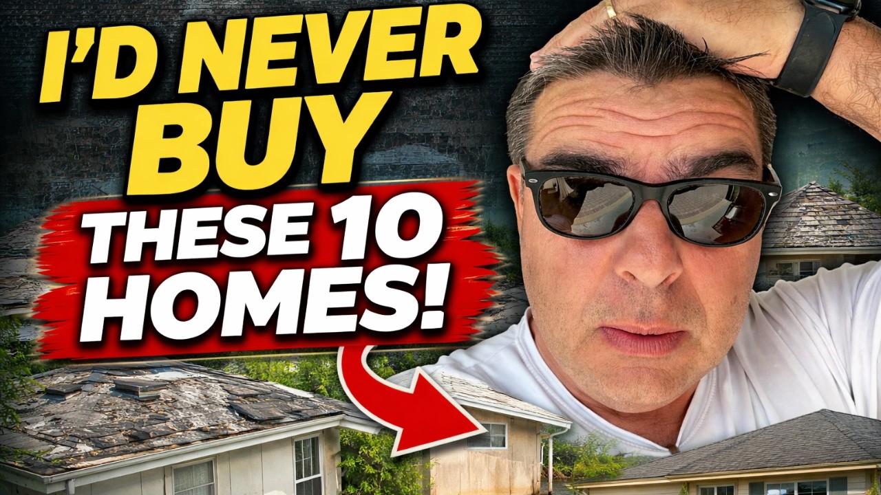 Я бы НЕ купил ни один из этих 10 домов (даже если бы они были дешевыми).