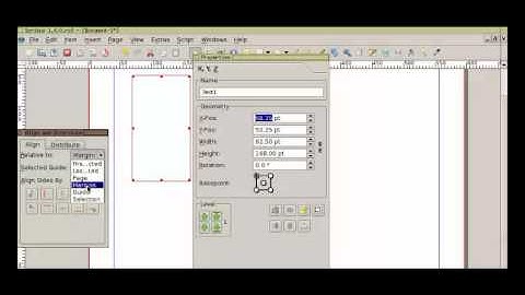 scribus distance to margin