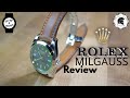 Z-Blue ROLEX Milgauss REVIEW, with Handmade Custom Shell Cordovan Watch Strap & Deployment Buckle!