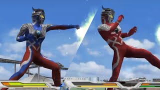Ultraman Fighting Evolution 0 - Ultraman Zero - Mod Texture - Gameplay - Ppsspp
