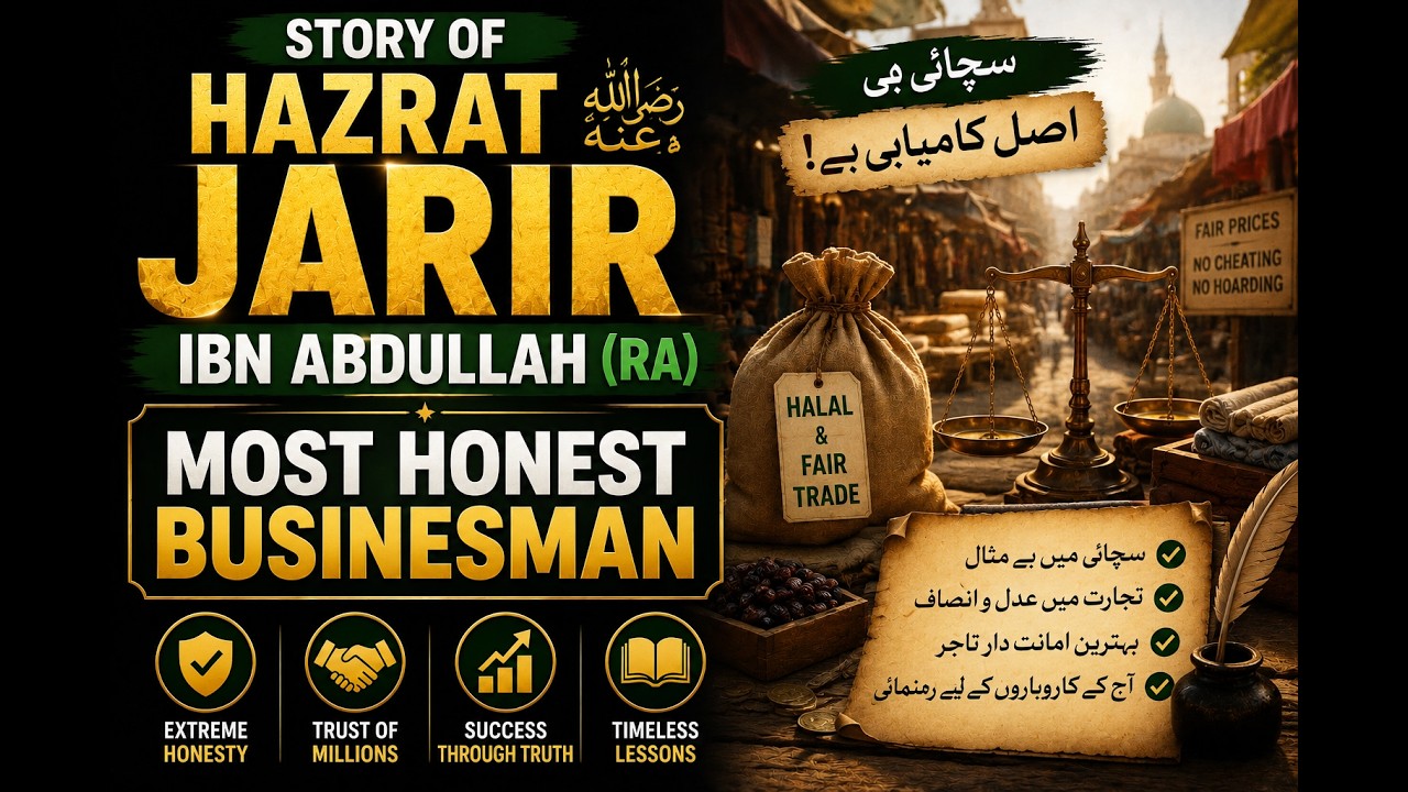 Story of Hazrat Jarir Ibn Abdullah (RA), Most Honest Businesman | # ...
