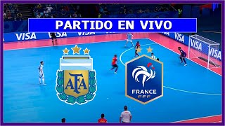 🔴 ARGENTINA vs FRANCIA EN VIVO ⚽ MUNDIAL FUTSAL 2024 - SEMIFINAL  | LA SECTA DEPORTIVA