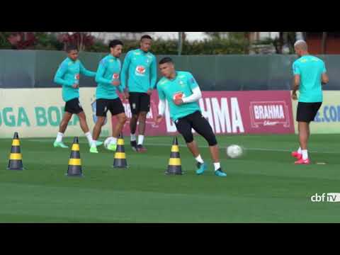 Neymar and Brazil teammates get ready for Copa America final against Argentina | 美洲杯决赛 巴西队vs阿根廷 