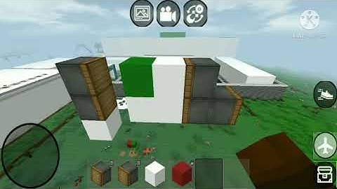 working car in mini block craft