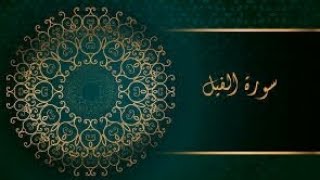سورة الفيل الشيخ هشام الهراز القرآن الكريم sourat surat al fil file hicham al haraz Coran Quron
