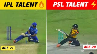 IPL Talent 🔥 vs PSL Talent ⚡ 2023 - Top 10 Talented Crickets of IPL &amp; PSL - By The Way