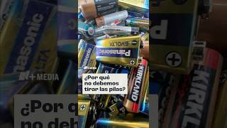 ¿Por qué no debemos tirar las pilas?