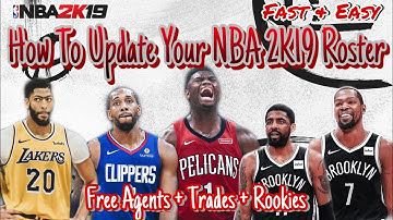 How To Get Updated NBA 2K22 On NBA 2K19 WITH FREE AGENCY & ROOKIES! (PS4/XBOX ONE/PC)