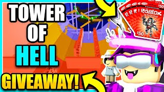 Tower Of Hell Live Robux Giveaway Parkour Games Roblox Tower Of Hell Obby S Etc Youtube - iba a llegaaaaaaar tower of hell roblox youtube