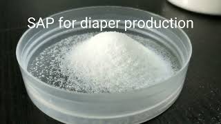 Super Absorbent Polymer Powder  Raw Material For Diaper Manufacturing