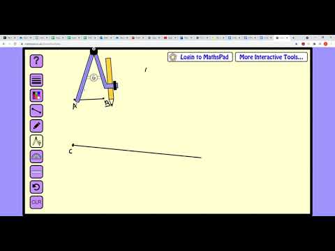 Constructing Congruent Line Segments with Mathspad