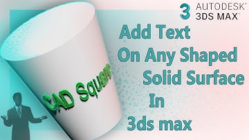 How to Wrap 3D Text Around a Cylinder Surface in 3ds Max – Easy & Fast!