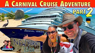 Our Carnival Venezia Cruise Experience  Part 2 | Puerto Rico, St. Thomas, Grand Turk & Voyage Home