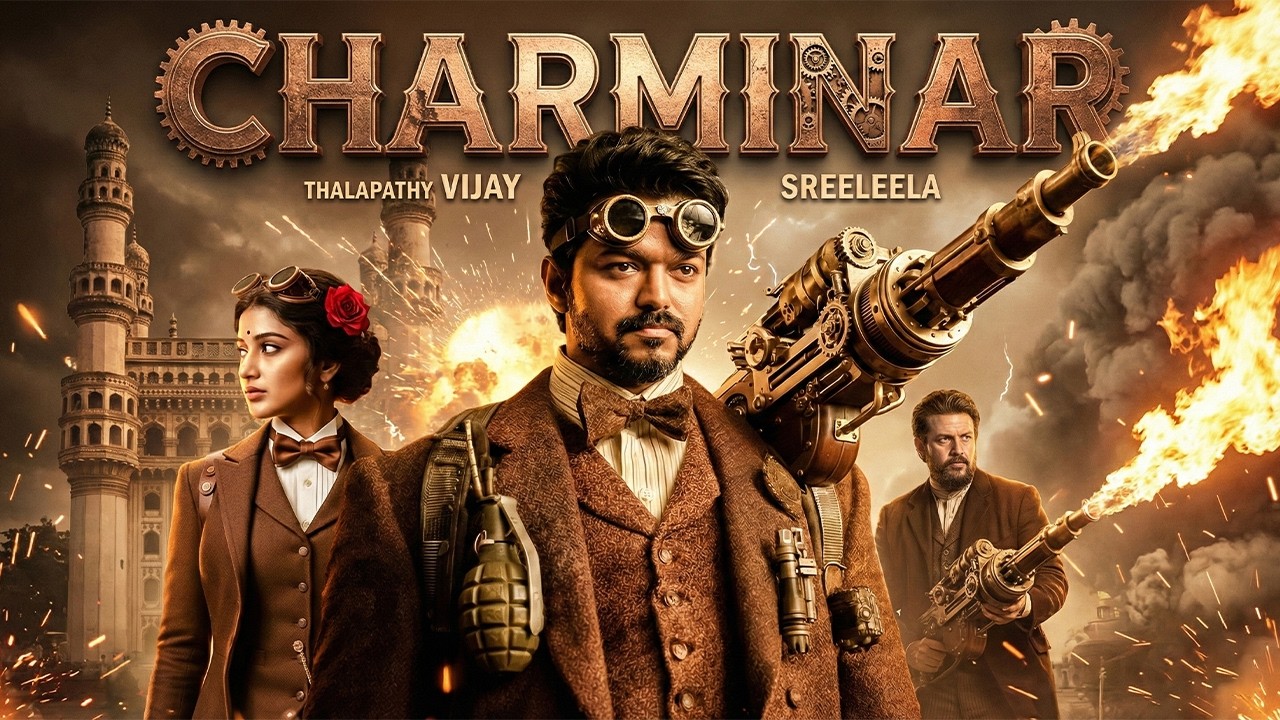 Thalapathy Vijay & Sreeleela Full Action Movie 2026 | Charminar | Latest South Indian Movie in Hindi