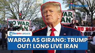 Americans Protest After Trump Announces Ceasefire: Trump Out! Long Live Iran & Palestine