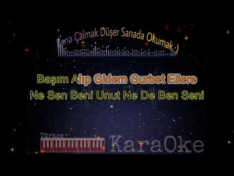 Yeşil Ördek Gibi Daldım Göllere(Müslüm Gürses-Kazancı Bedeh-Zara-Sultan Bacı)Türkçe Piano Karaoke