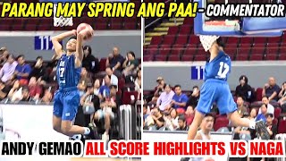 ANDY GEMAO SHOWTIME! All Score Highlights vs Naga