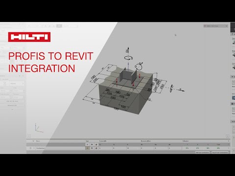 HOW TO integrate Hilti's PROFIS Engineering Suite to Revit