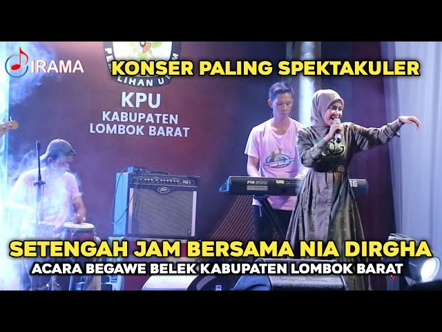 SPEKTAKULER ! NIA DIRGHA KONSER DI ACARA BEGAWE BELEK KABUPATEN LOMBOK BARAT | IRAMA DOPANG class=