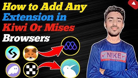 How to Add Bitget, OKX, Metamask, Phantom Wallet Extension in Kiwi or Mises Browser || Towards Sky